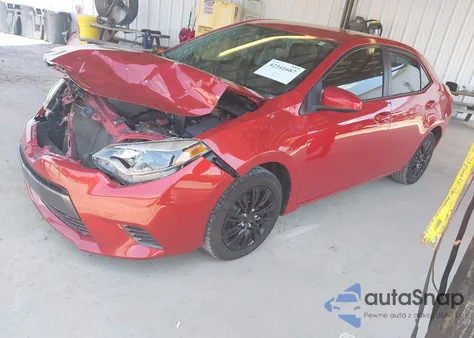 2016 Toyota Corolla Le из США, поврежденный, VIN 5YFBURHE8GP466857